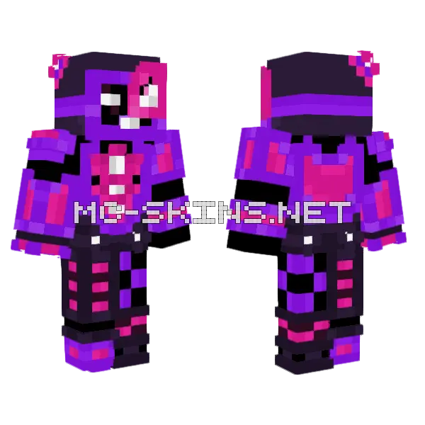 Netfax My OC Edited Minecraft skin, front and back