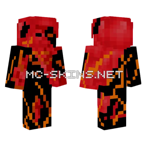 Nether Balance Gen4 Minecraft skin, front and back