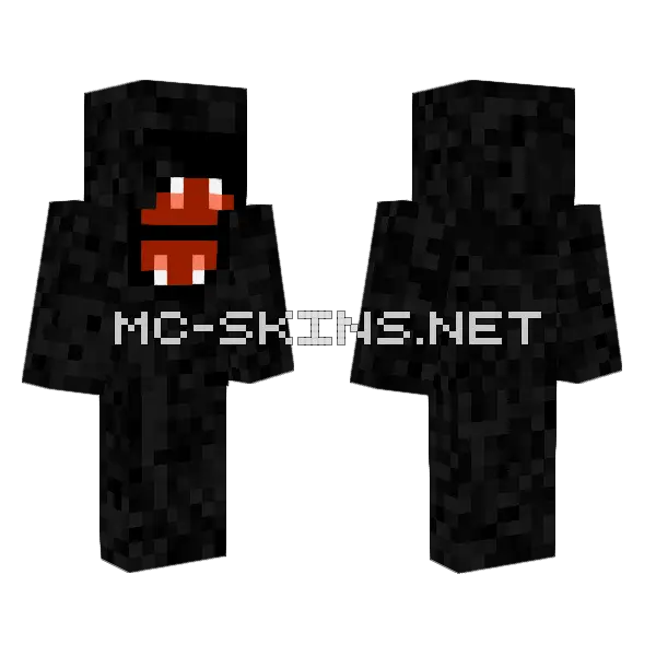 Nether Spawn Minecraft skin, front and back