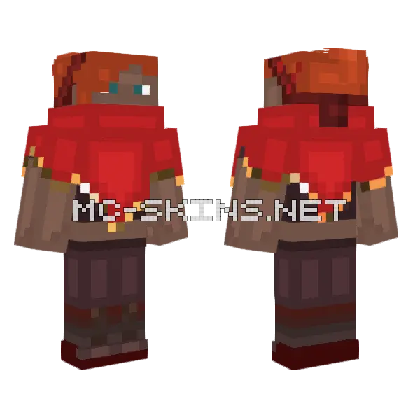 Nether Tamer Minecraft skin, front and back