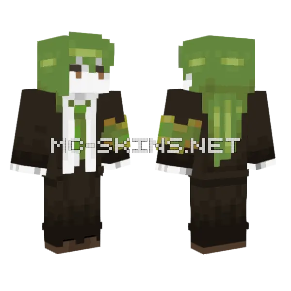Netzach L Corp Minecraft skin, front and back