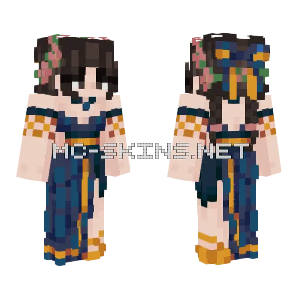 Nevayuh 2 0 Minecraft skin, front and back