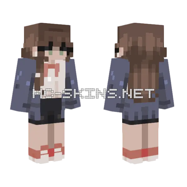Never Gonna Give You Up Rce Minecraft skin, front and back