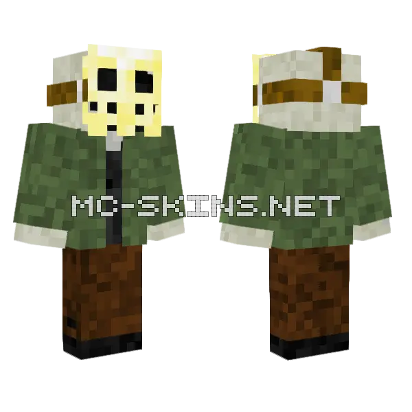 Never Hike Alone Minecraft skin, front and back