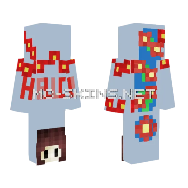 New Announcement Skin Minecraft skin, front and back