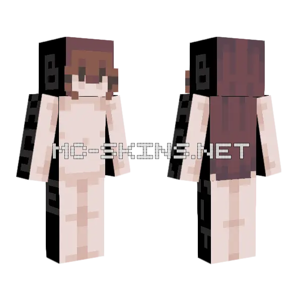 New Base Unlocked Minecraft skin, front and back