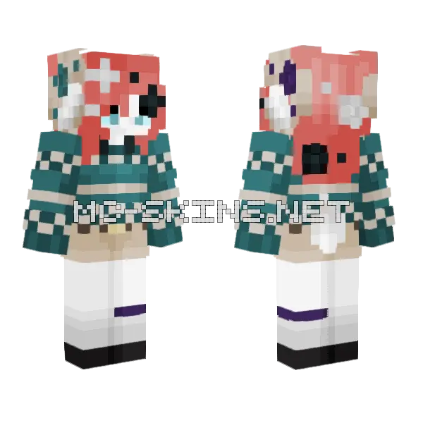 New Golu Outfit Epic Minecraft skin, front and back