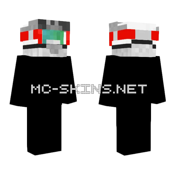 New Kassk 3 Minecraft skin, front and back