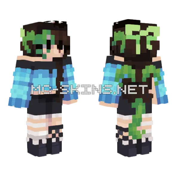 New Persona Minecraft skin, front and back