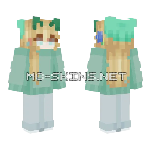 New Persona Minecraft skin, front and back