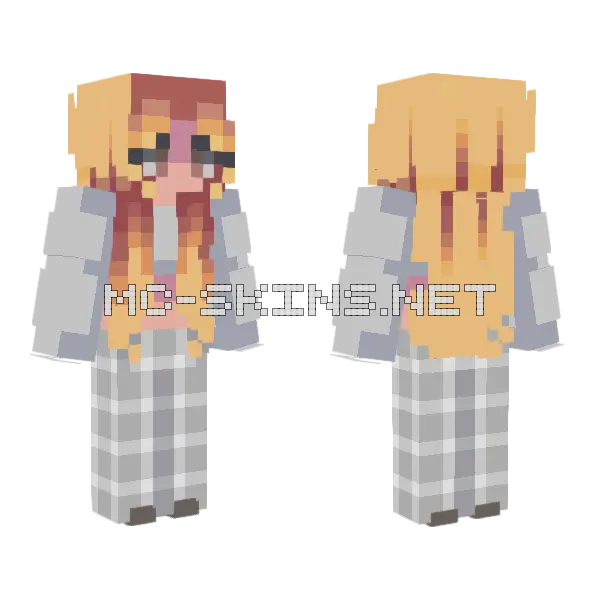 New Shading Minecraft skin, front and back