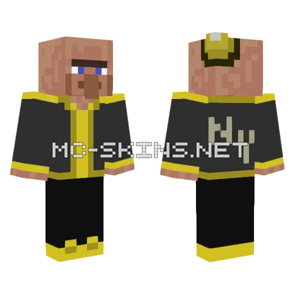 New Year Kevin Minecraft skin, front and back