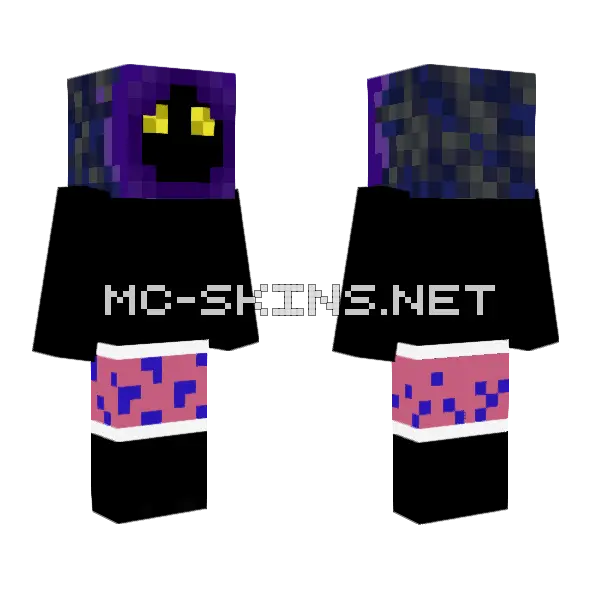 New Years Jankus Minecraft skin, front and back