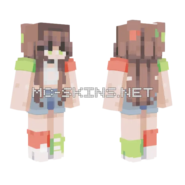 New York Minute Remake Minecraft skin, front and back
