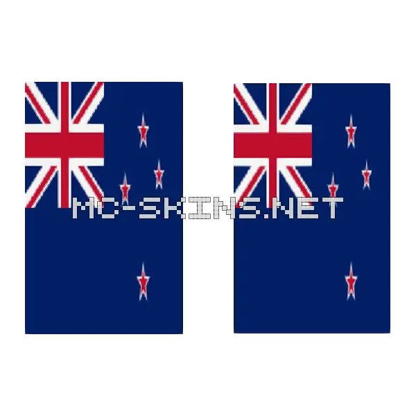 New Zealand Flag cape, outside and lining