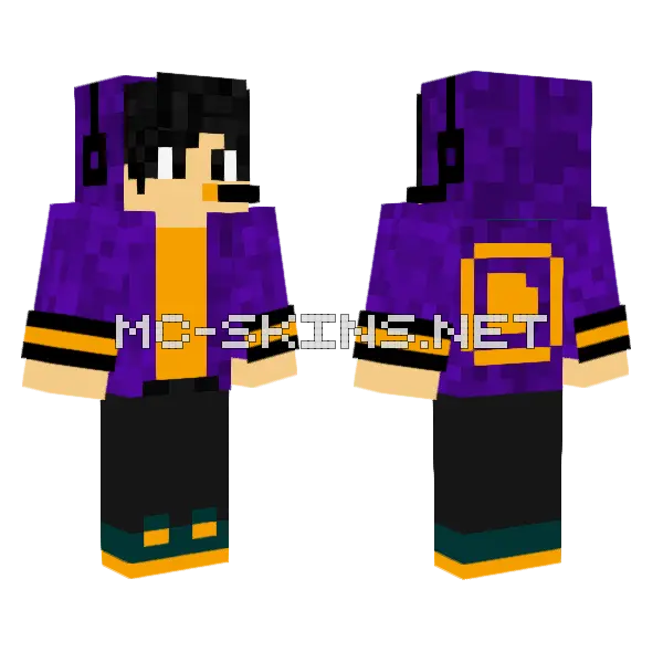 Next Tec Minecraft Youtuber Minecraft skin, front and back