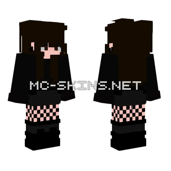 Neyi Girl Minecraft skin, front and back