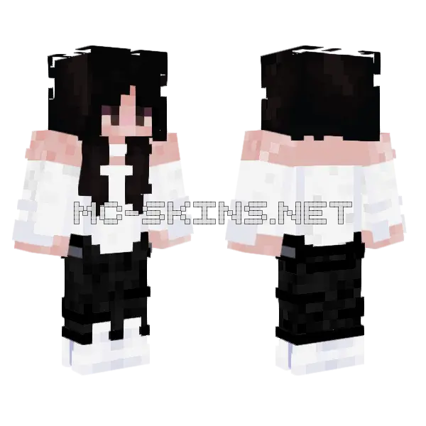 Nezumivy Minecraft skin, front and back