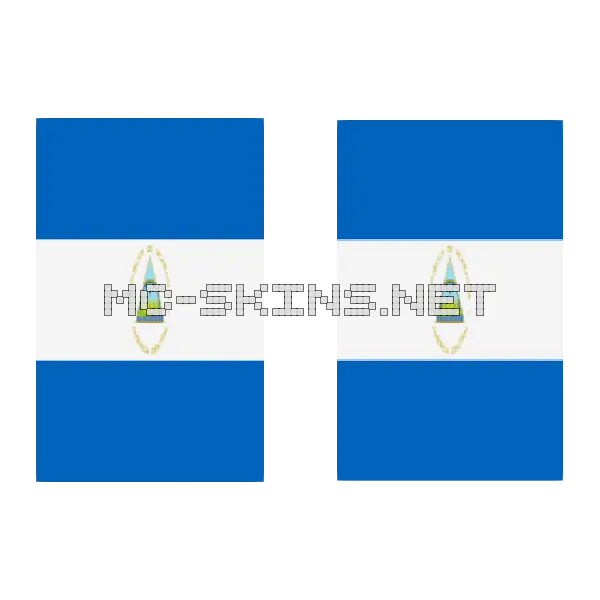 Nicaragua Flag cape, outside and lining