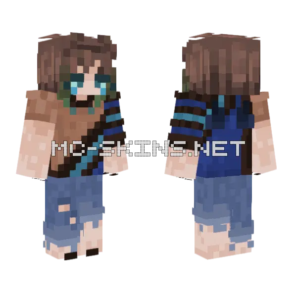 Nicky Zyx Blue Tunic, front and back