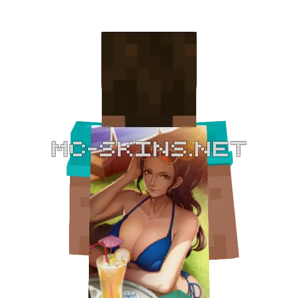 Nico Robin Bikini cape, outside and lining