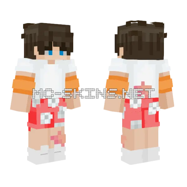 Nico Yazawa Minecraft skin, front and back