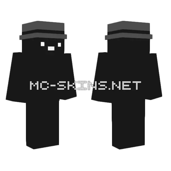 Nicoah Minecraft skin, front and back