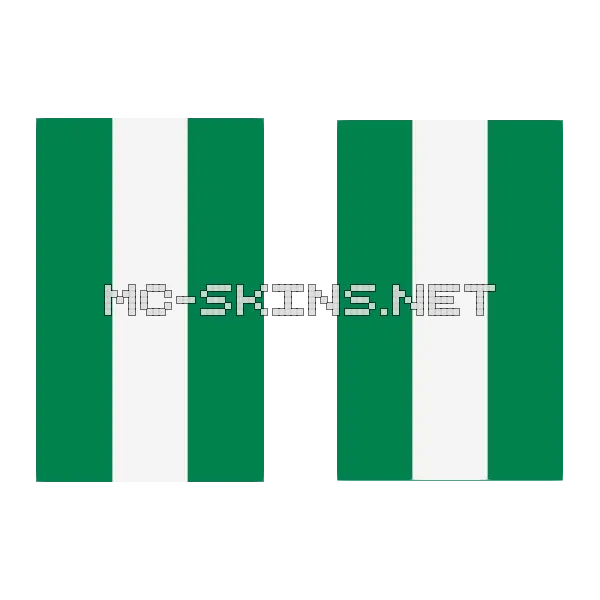 Nigeria Flag cape, outside and lining