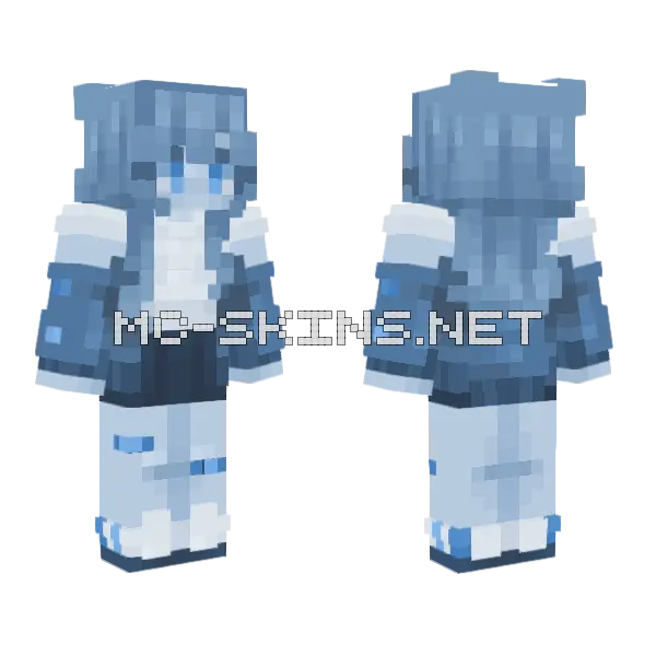 Nightly Walks Ce Minecraft skin, front and back
