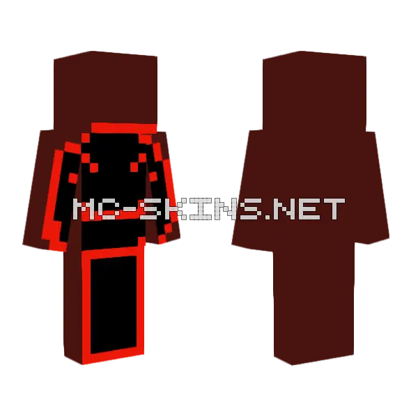Nightmare Dream Minecraft skin, front and back