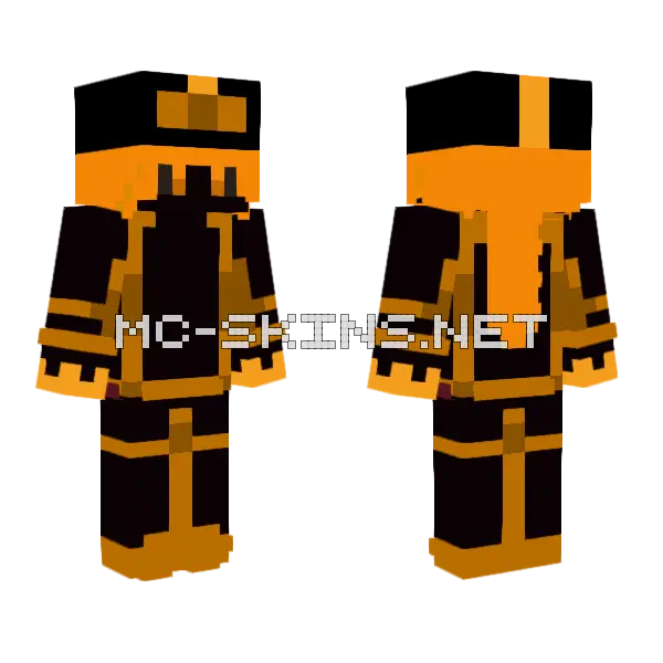 Nightmare Grymph Minecraft skin, front and back