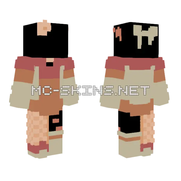 Nightmoonlight S Dfcnwbbqsotsarddot Minecraft skin, front and back