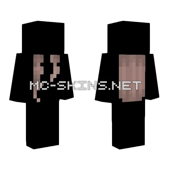 Niki Hair Base Minecraft skin, front and back