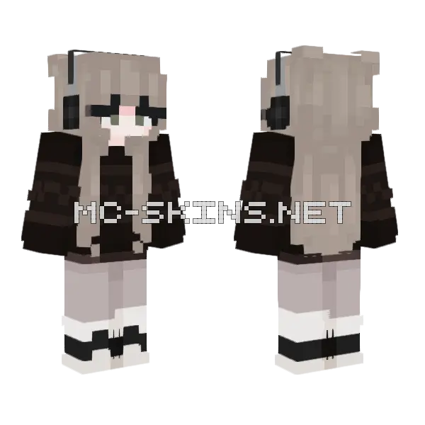 Niko Minecraft skin, front and back