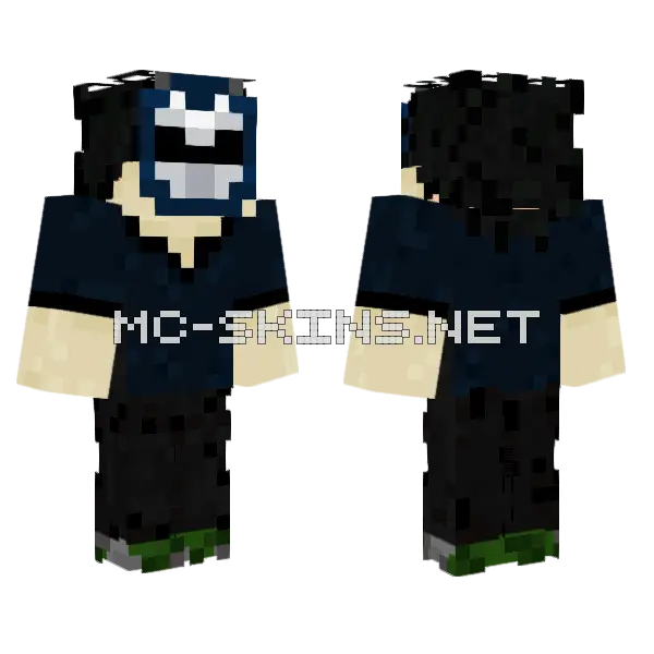 Nine Terror In Resonance Minecraft skin, front and back