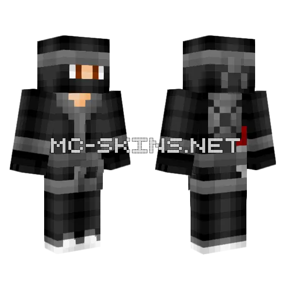 Ninja 3 Minecraft skin, front and back