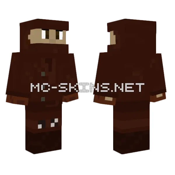 Ninja Boxer 2 in 1 Skin Minecraft skin, front and back
