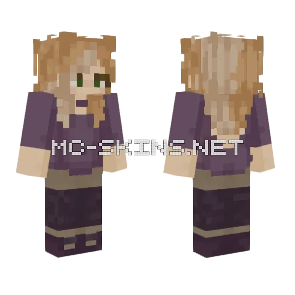 Ninja Human Ballet Minecraft skin, front and back