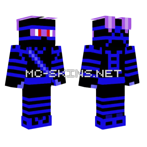 Ninja Saks Bonnie Minecraft skin, front and back