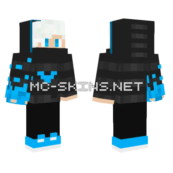 Ninja Skin Minecraft skin, front and back