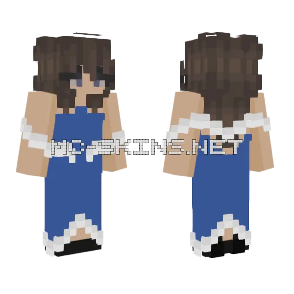 Ninjin Girl Minecraft skin, front and back