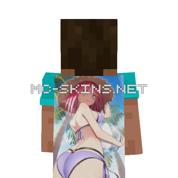 Nino Nakano Bikini cape, outside and lining