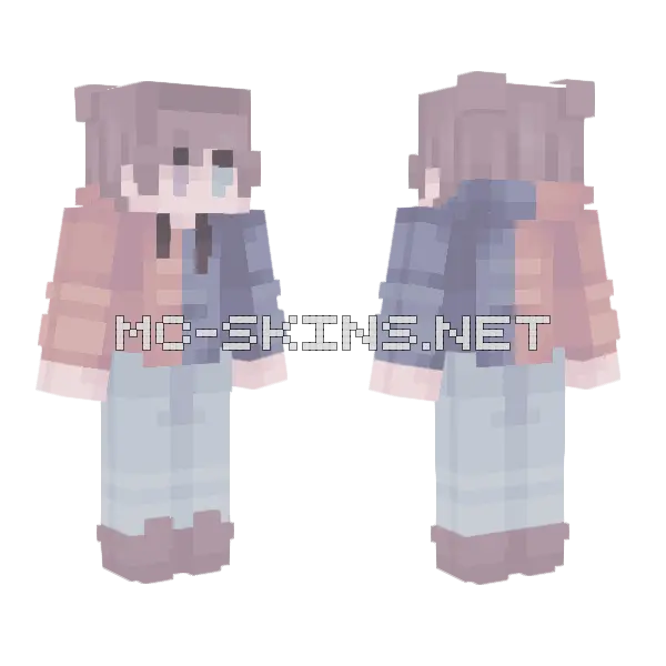 Nintendo Gamer RCE Minecraft skin, front and back