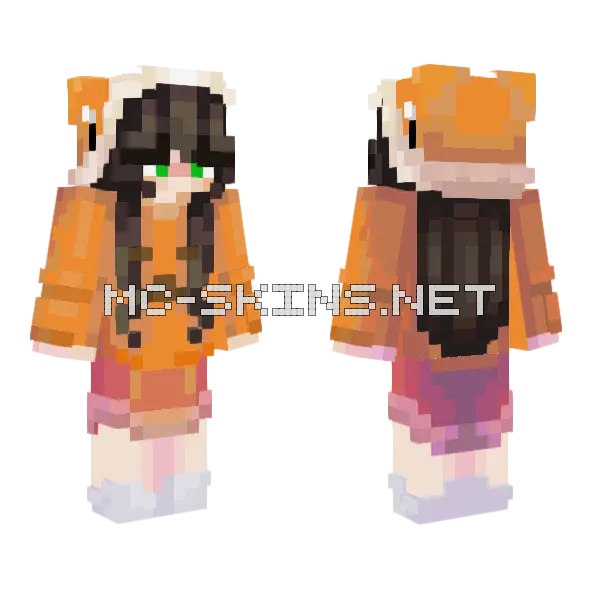 Nisc Updated Minecraft skin, front and back
