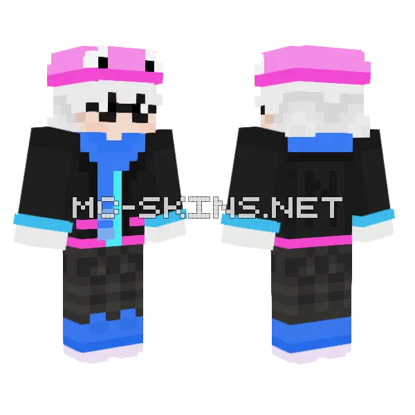 Nitrosita Minecraft skin, front and back