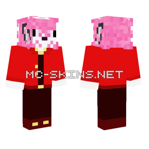 Nixie Outcasts SMP Minecraft skin, front and back