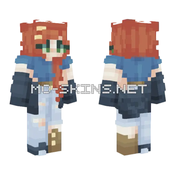 No Big Deal Minecraft skin, front and back