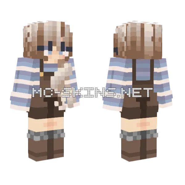 No More Minecraft skin, front and back