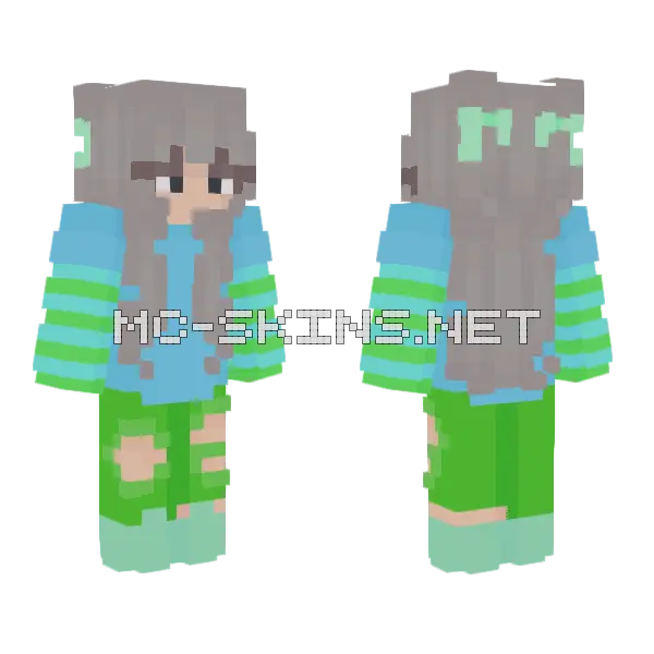 No Name Skin Minecraft skin, front and back