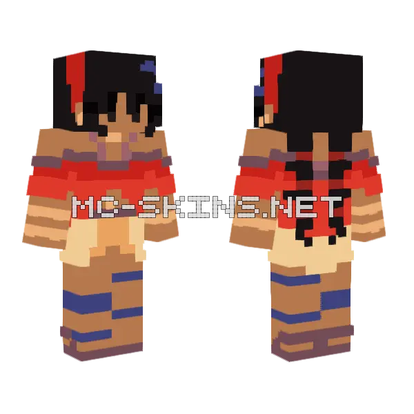 No Please Im Allergic To Cookies Trade Minecraft skin, front and back